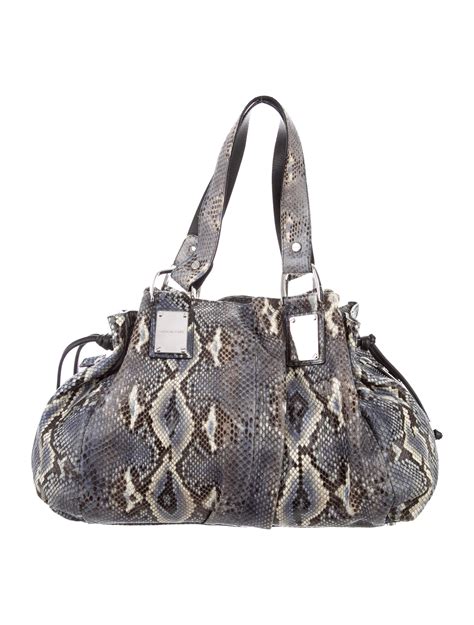 michael kors snakeskin purses